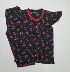 Alimer Kısa Kol Yazlık Kadın Kapri Pijama Takım