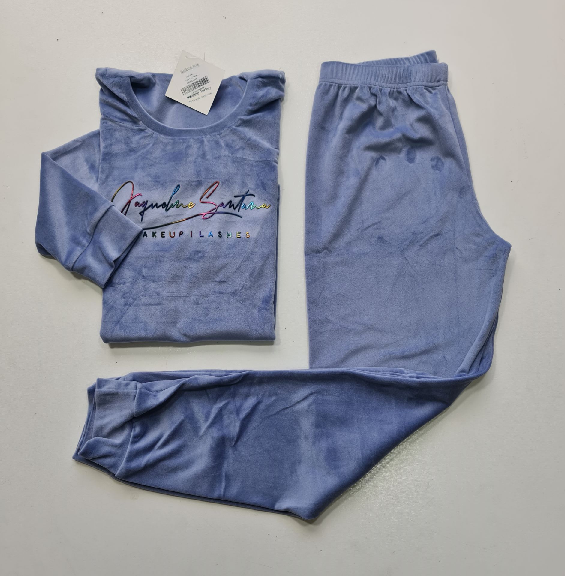 Pijamoni Kadın Kadife Pijama Takım
