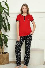 Alimer Kısa Kol Yazlık Kadın Pijama Takım
