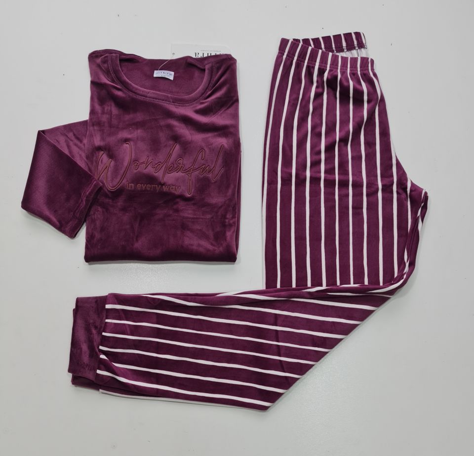 Mihra Kadın Kadife Pijama Takım