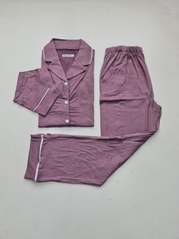 Alimer Uzun Kol Yazlık Kadın Pijama Takım