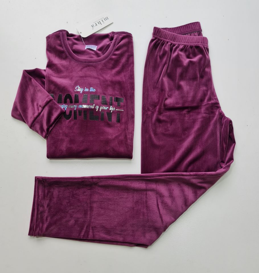 Mihra Kadın Kadife Pijama Takım