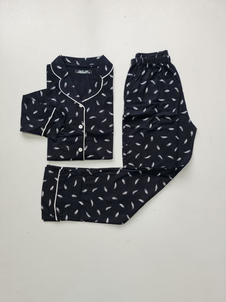 Alimer Uzun Kol Yazlık Kadın Pijama Takım