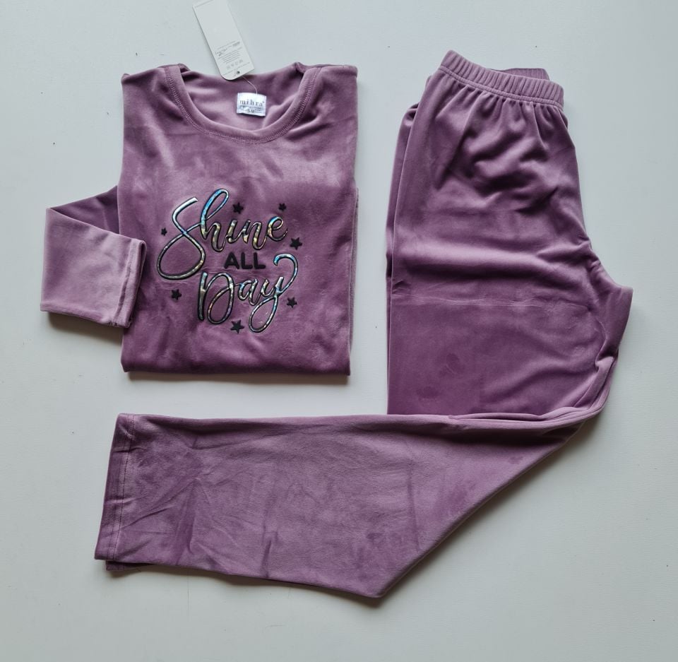 Mihra Kadın Kadife Pijama Takım