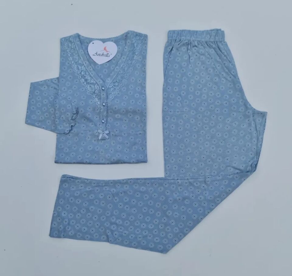 Angelina Uzun Kol Yazlık Kadın Pijama Takım