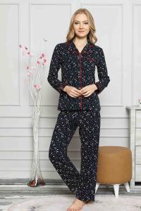 Alimer Uzun Kol Yazlık Kadın Pijama Takım
