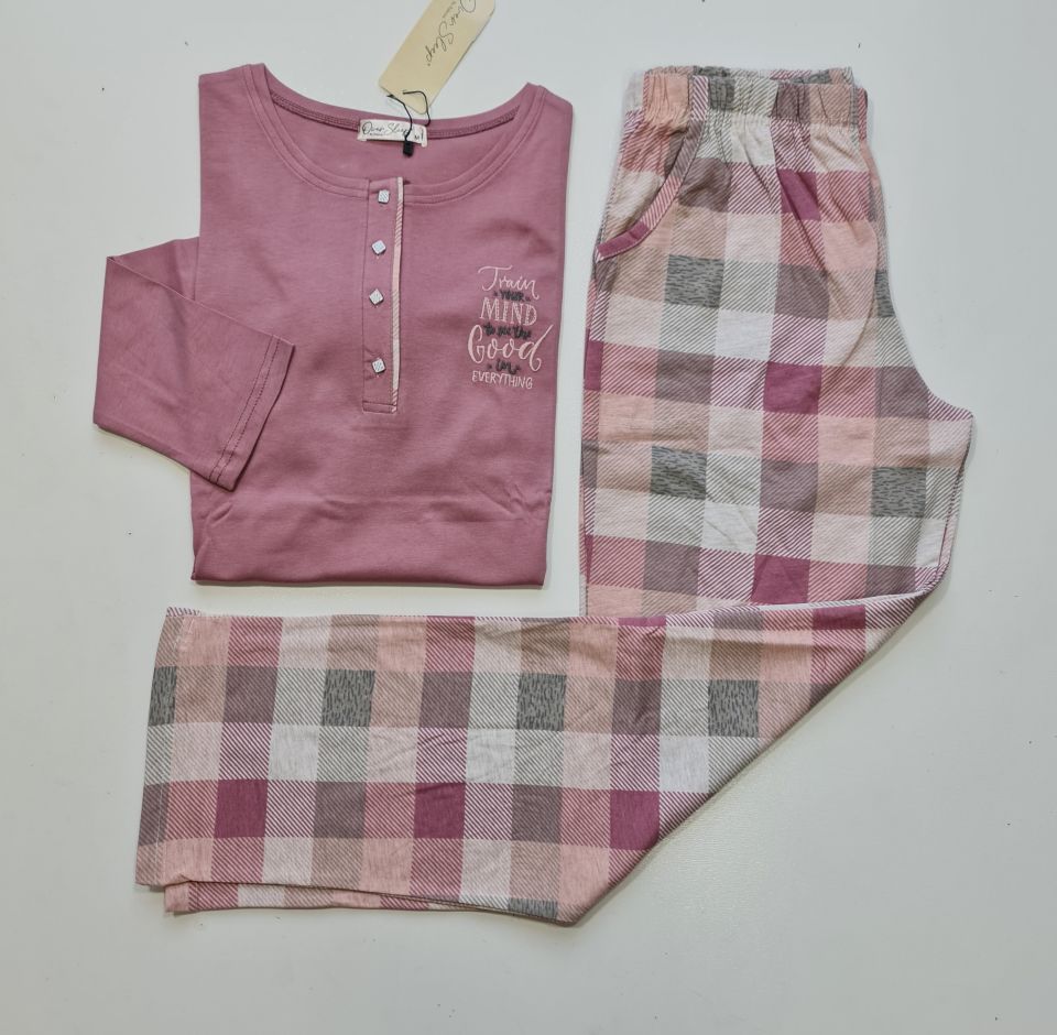 Over Sleep Uzun Kol Mevsimlik Kadın Pijama Takım