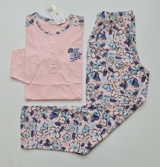 Over Sleep Uzun Kol Yazlık Kadın Pijama Takım