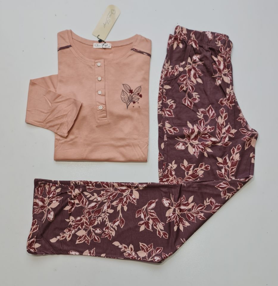 Over Sleep Uzun Kol Mevsimlik Kadın Pijama Takım