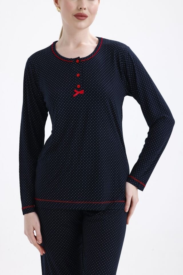 Angelina Uzun Kol Yazlık Kadın Pijama Takım