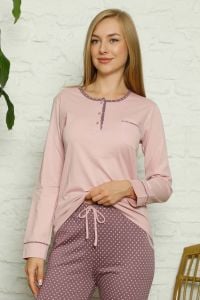 Alimer Uzun Kol Mevsimlik Kadın Pijama Takım