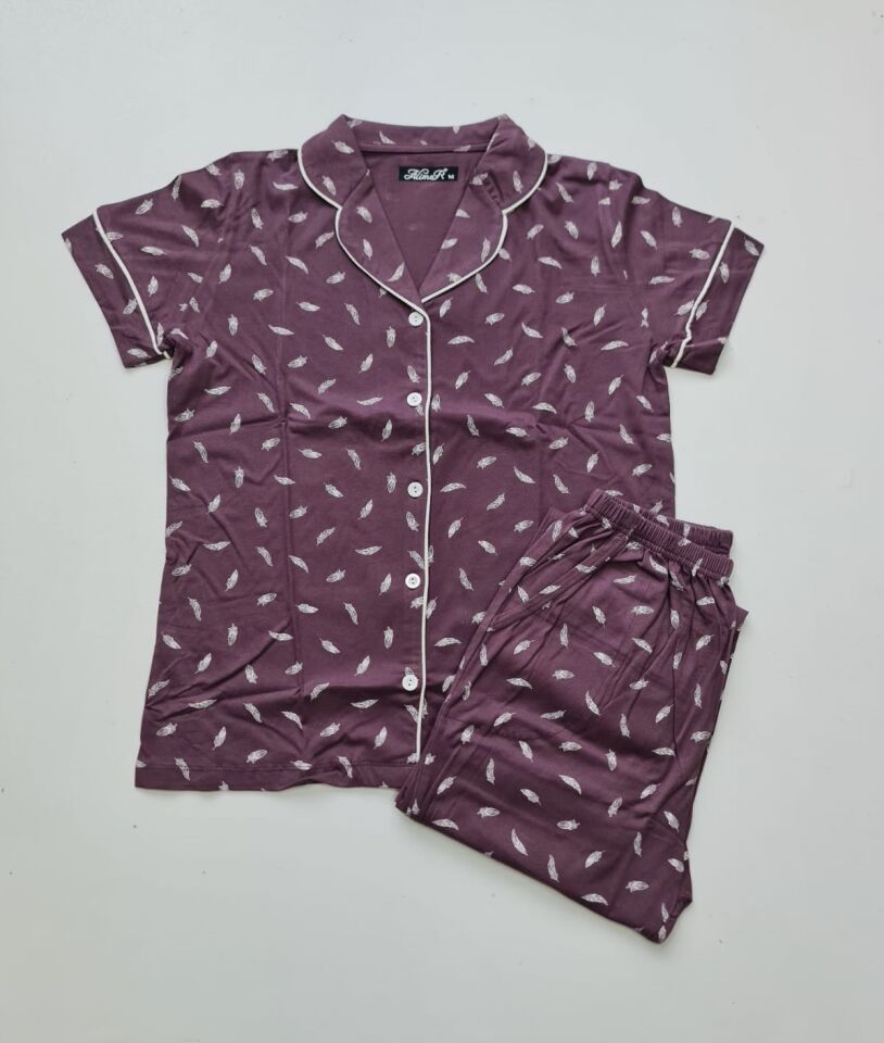 Alimer Kısa Kol Yazlık Kadın Pijama Takım