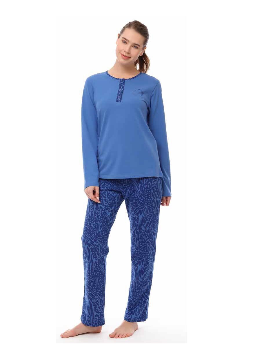 Pijadore Uzun Kol Kışlık Kadın Pijama Takım