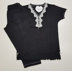 Angelina Kısa Kol Yazlık Kadın Kapri Pijama Takım