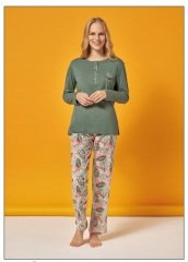 Over Sleep Uzun Kol Yazlık Kadın Pijama Takım