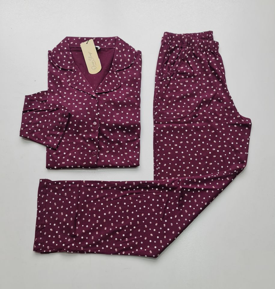 Over Sleep Uzun Kol Yazlık Kadın Pijama Takım