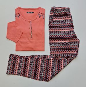 Alimer Uzun Kol Yazlık Kadın Pijama Takım