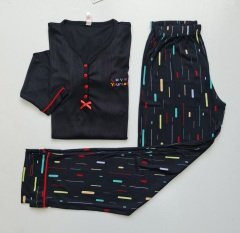 Pijamoni Uzun Kol Yazlık Kadın Pijama Takım