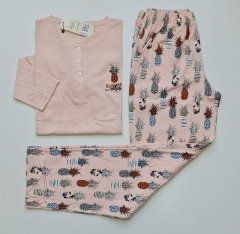 Over Sleep Uzun Kol Yazlık Kadın Pijama Takım