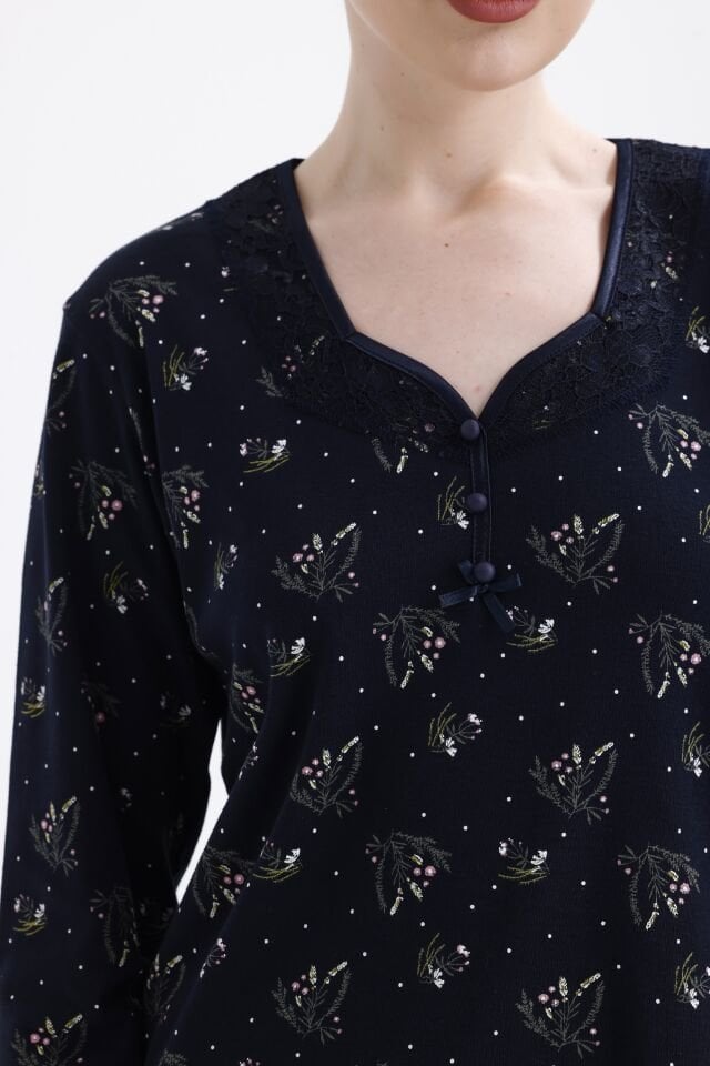 Angelina Uzun Kol Yazlık Kadın Pijama Takım