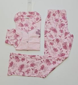 Pijadore Pembe Uzun Kol Yazlık Kadın Pijama Takım