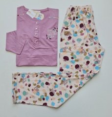 Over Sleep Uzun Kol Yazlık Kadın Pijama Takım