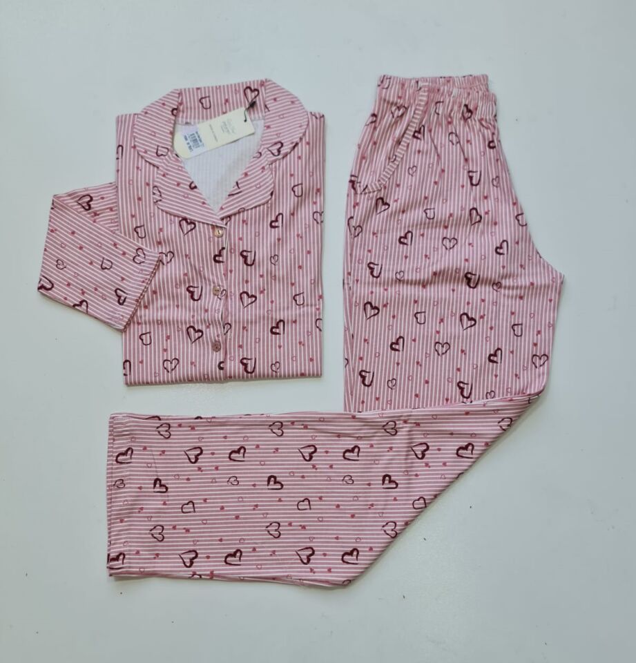 Over Sleep Uzun Kol Kışlık Kadın Pijama Takım