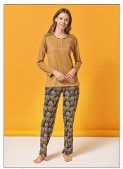 Over Sleep Uzun Kol Yazlık Kadın Pijama Takım