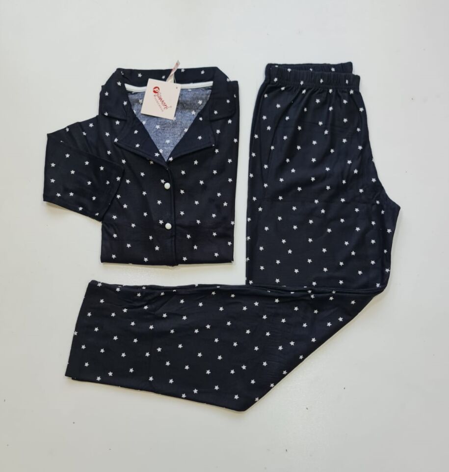 Pijamoni Uzun Kol Kışlık Süet Kadın Pijama Takım