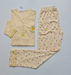 Pijamoni Uzun Kol Yazlık Kadın Pijama Takım