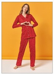 Over Sleep Uzun Kol Yazlık Kadın Pijama Takım