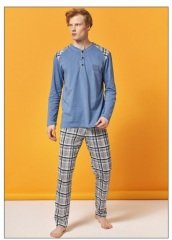 Over Sleep Uzun Kol Yazlık Erkek Pijama Takım