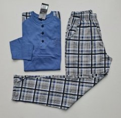 Over Sleep Uzun Kol Yazlık Erkek Pijama Takım