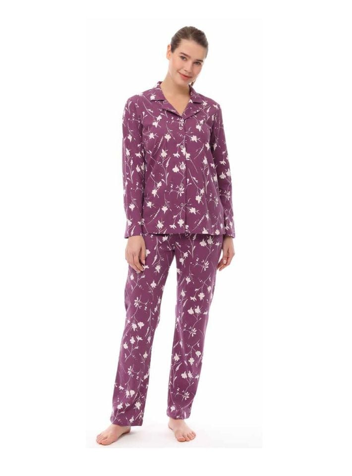 Pijadore Uzun Kol Kışlık Kadın Pijama Takım