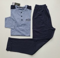 Over Sleep Uzun Kol Yazlık Erkek Pijama Takım