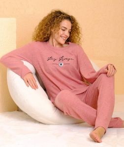 Arcan Kışlık Yumoş Kadın Pijama Takım