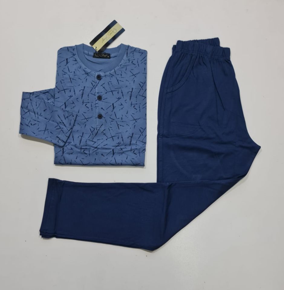 Over Sleep Uzun Kol Kışlık Erkek Pijama Takım