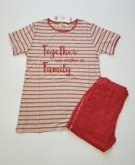 Poleren Yazlık Kısa Kol Kadın Pijama Takım