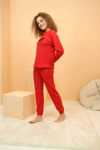Arcan Kışlık Yumoş Kadın Pijama Takım