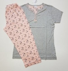 Angelina Kısa Kol Yazlık Kadın Kapri Pijama Takım