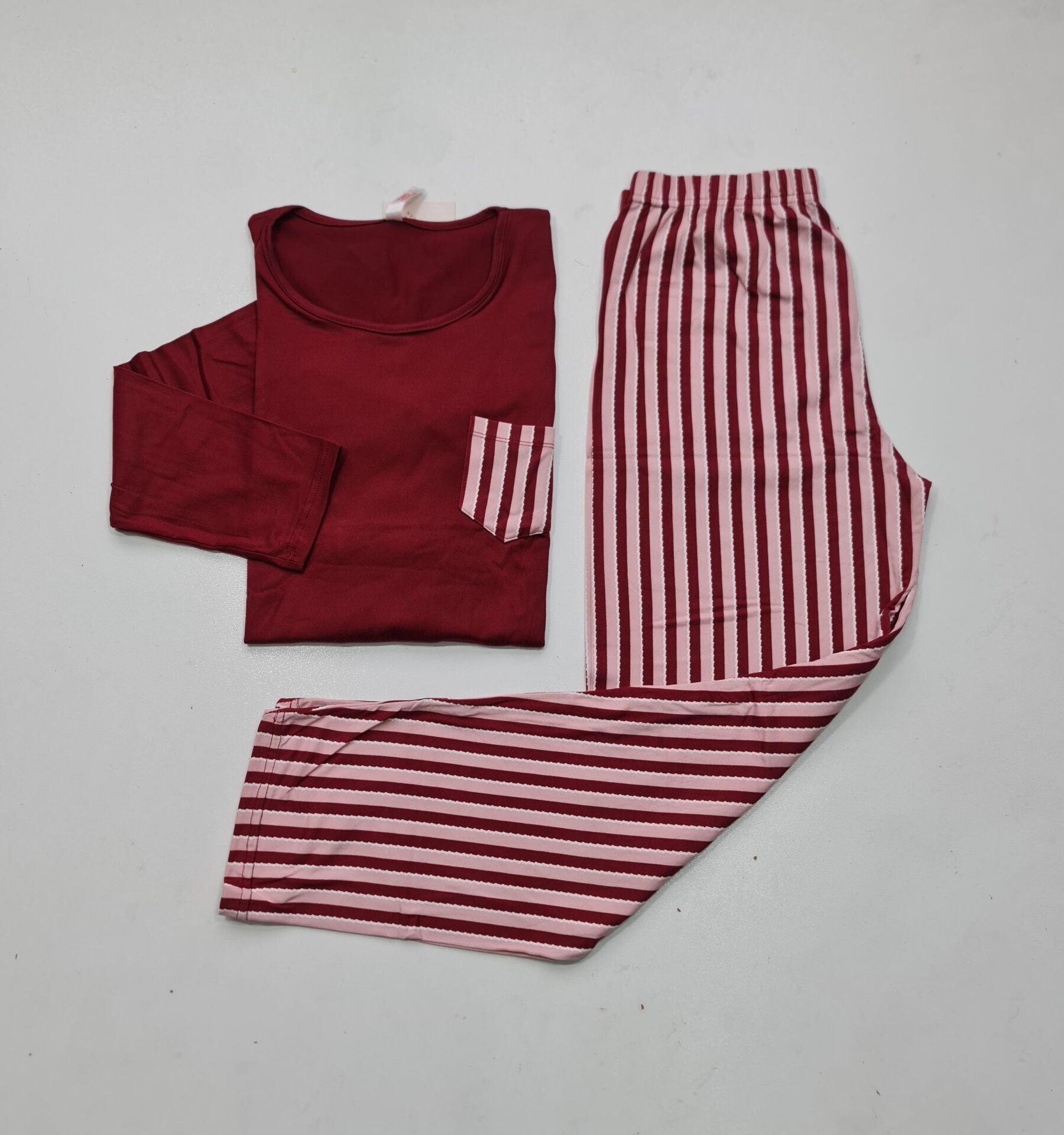 Pijamoni Uzun Kol Yazlık Kadın Pijama Takım