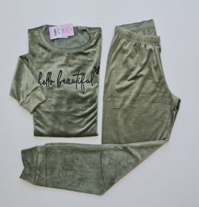 Mihra Kadın Kadife Pijama Takım