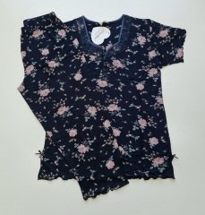 Angelina Kısa Kol Yazlık Kadın Kapri Pijama Takım